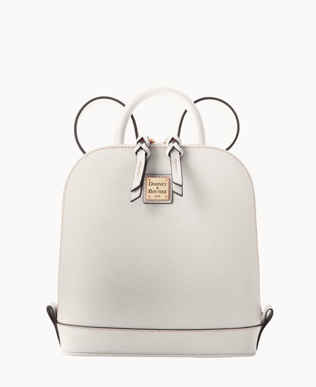 Dooney Saffiano Small Zip Pod Backpack Ecru ID-0hz864Eg Dooney Saffiano Small Zip Pod Backpack Ecru ID-0hz864Eg