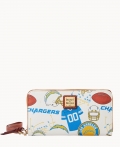Dooney NFL Chargers Large Zip Around Wristlet CHARGERS ID-0jWI49Os Dooney NFL Chargers Large Zip Around Wristlet CHARGERS ID-0jWI49Os
