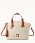 Dooney Pebble Grain Trina Satchel Bone ID-0w3167Dn Dooney Pebble Grain Trina Satchel Bone ID-0w3167Dn