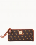 Dooney Gretta Zip Clutch Wristlet Brown Tmoro ID-1Bee2y0S Dooney Gretta Zip Clutch Wristlet Brown Tmoro ID-1Bee2y0S