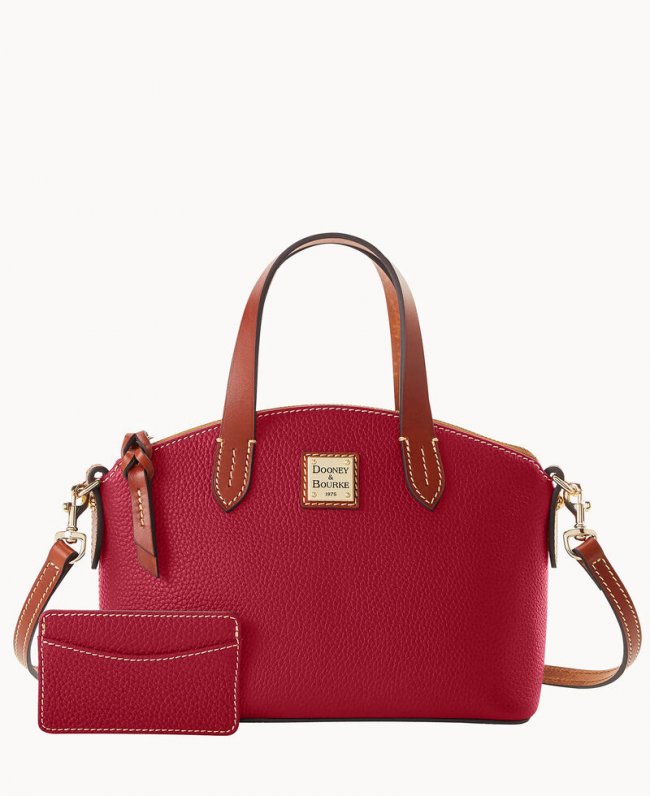 Dooney Pebble Grain Ruby Bag With Card Case Wine ID-1DsY2yaL Dooney Pebble Grain Ruby Bag With Card Case Wine ID-1DsY2yaL