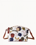 Dooney MLB Brewers Suki Crossbody BREWERS ID-2Rxenqcw Dooney MLB Brewers Suki Crossbody BREWERS ID-2Rxenqcw