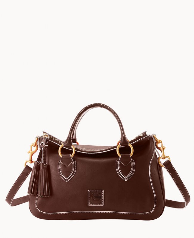 Dooney Florentine Medium Satchel Chestnut ID-2SnkAnHs Dooney Florentine Medium Satchel Chestnut ID-2SnkAnHs