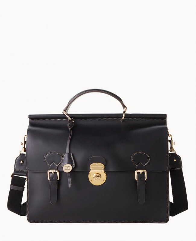 Dooney Alto Double Gusset Buckle Brief Case Black ID-2taNcO0k Dooney Alto Double Gusset Buckle Brief Case Black ID-2taNcO0k