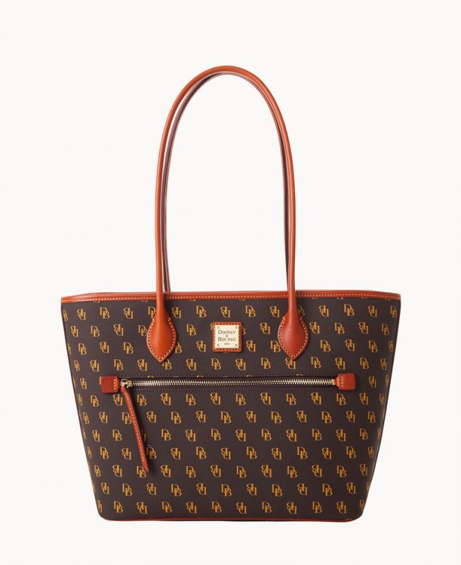 Dooney Gretta Tote Brown Tmoro ID-2wlmCkNH Dooney Gretta Tote Brown Tmoro ID-2wlmCkNH