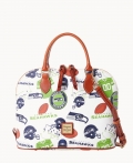 Dooney NFL Seahawks Zip Zip Satchel SEAHAWKS ID-2z514oCL Dooney NFL Seahawks Zip Zip Satchel SEAHAWKS ID-2z514oCL