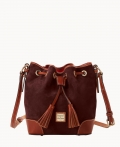 Dooney Suede Crossbody Drawstring Wine ID-3aBautjn Dooney Suede Crossbody Drawstring Wine ID-3aBautjn