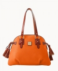 Dooney Pebble Grain Domed Satchel Clementine ID-4iV4HfF0 Dooney Pebble Grain Domed Satchel Clementine ID-4iV4HfF0