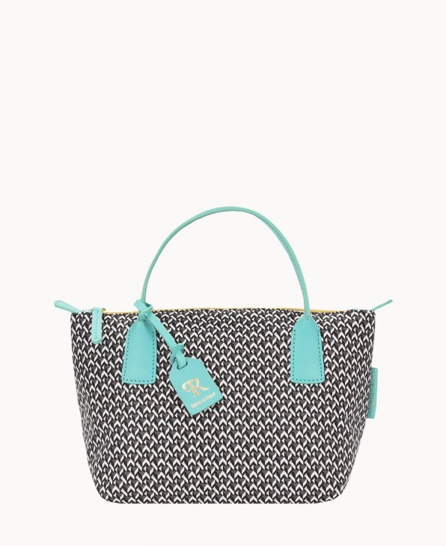 Dooney Roberta Pieri Tatami Fun Mini Robertina Tote Aqua ID-4T6CVDyX Dooney Roberta Pieri Tatami Fun Mini Robertina Tote Aqua ID-4T6CVDyX