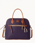 Dooney Pebble Grain Large Domed Satchel Plum Wine ID-5ocHxI15 Dooney Pebble Grain Large Domed Satchel Plum Wine ID-5ocHxI15