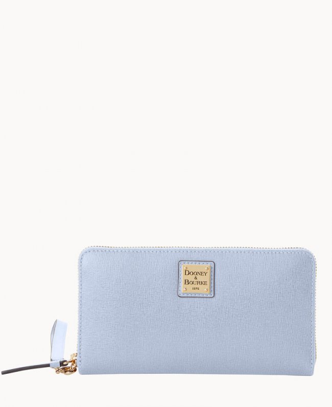Dooney Saffiano Large Zip Around Wristlet Glacier Blue ID-5VOp8oAW Dooney Saffiano Large Zip Around Wristlet Glacier Blue ID-5VOp8oAW