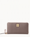 Dooney Saffiano Large Zip Around Wristlet Taupe ID-6mjyFN3v Dooney Saffiano Large Zip Around Wristlet Taupe ID-6mjyFN3v