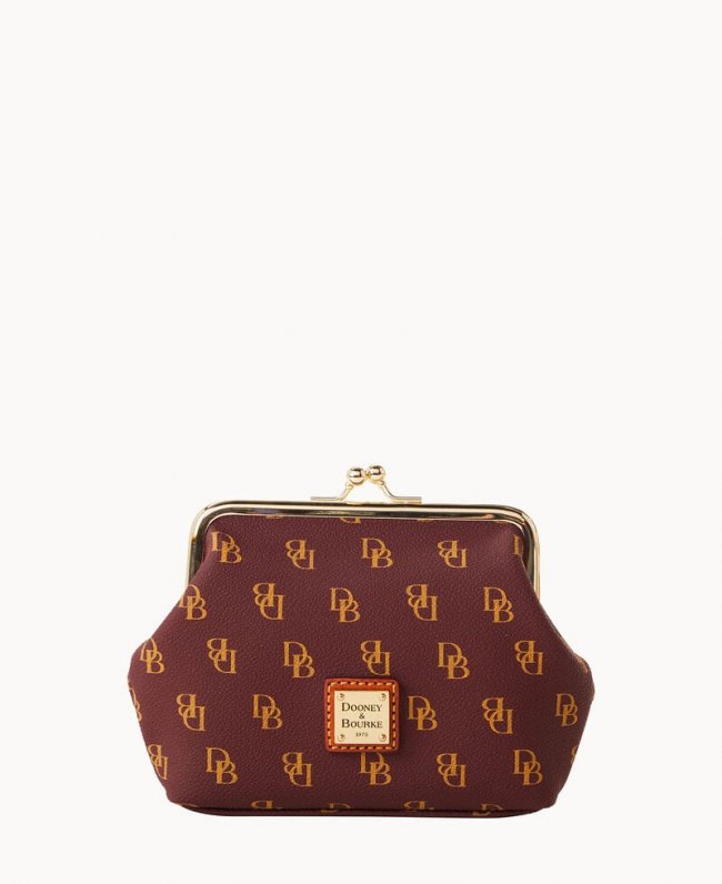 Dooney Gretta Large Framed Coin Purse Bordeaux ID-6QxjgsBn Dooney Gretta Large Framed Coin Purse Bordeaux ID-6QxjgsBn