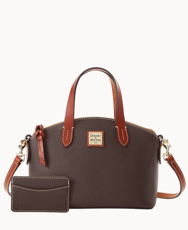 Dooney Pebble Grain Ruby Bag With Card Case Brown Tmoro ID-7ZtzfWHD Dooney Pebble Grain Ruby Bag With Card Case Brown Tmoro ID-7ZtzfWHD