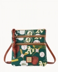 Dooney MLB Athletics N S Triple Zip Crossbody Athletics ID-87jvt9aE Dooney MLB Athletics N S Triple Zip Crossbody Athletics ID-87jvt9aE