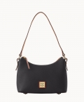 Dooney Pebble Grain Baguette Black ID-9fL3Gn2A