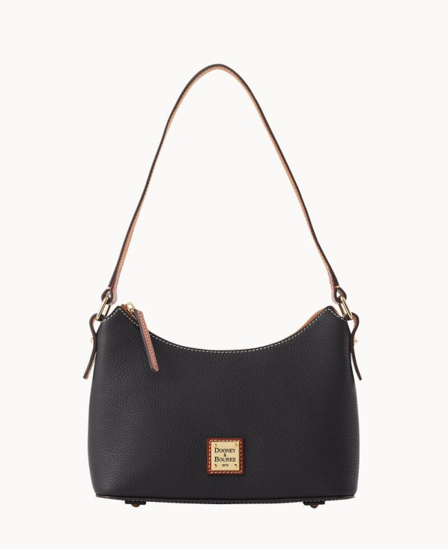 Dooney Pebble Grain Baguette Black ID-9fL3Gn2A Dooney Pebble Grain Baguette Black ID-9fL3Gn2A