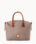 Dooney Pebble Grain Domed Satchel Taupe ID-9gc2I4pC Dooney Pebble Grain Domed Satchel Taupe ID-9gc2I4pC