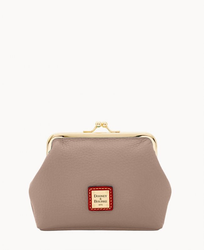 Dooney Pebble Grain Large Framed Purse Taupe ID-9X6w1vNY Dooney Pebble Grain Large Framed Purse Taupe ID-9X6w1vNY