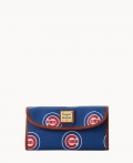 Dooney MLB Cubs Continental Clutch Cubs ID-A10ZFOSz