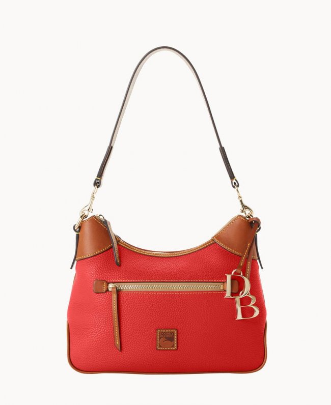 Dooney Pebble Grain Hobo Red ID-A4DWe3QR Dooney Pebble Grain Hobo Red ID-A4DWe3QR