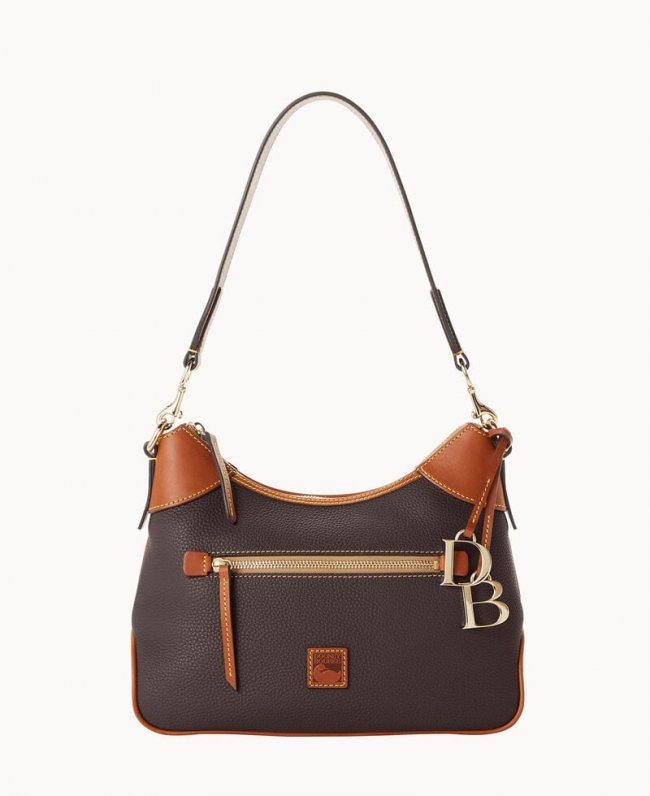 Dooney Pebble Grain Hobo Brown Tmoro ID-A8QWH5PI Dooney Pebble Grain Hobo Brown Tmoro ID-A8QWH5PI