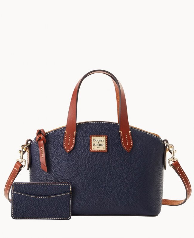 Dooney Pebble Grain Ruby Bag With Card Case Midnight Blue ID-AsO7WjiQ Dooney Pebble Grain Ruby Bag With Card Case Midnight Blue ID-AsO7WjiQ