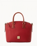 Dooney Pebble Grain Domed Satchel Red ID-AxIljU4C Dooney Pebble Grain Domed Satchel Red ID-AxIljU4C