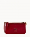 Dooney Florentine Large Slim Wristlet Bordeaux ID-B9CCC3AR Dooney Florentine Large Slim Wristlet Bordeaux ID-B9CCC3AR