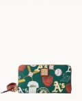Dooney MLB Athletics Large Zip Around Wristlet Athletics ID-bCKaI3t5 Dooney MLB Athletics Large Zip Around Wristlet Athletics ID-bCKaI3t5