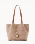 Dooney Ostrich Small Flynn Light Taupe ID-BQc7fdKI Dooney Ostrich Small Flynn Light Taupe ID-BQc7fdKI