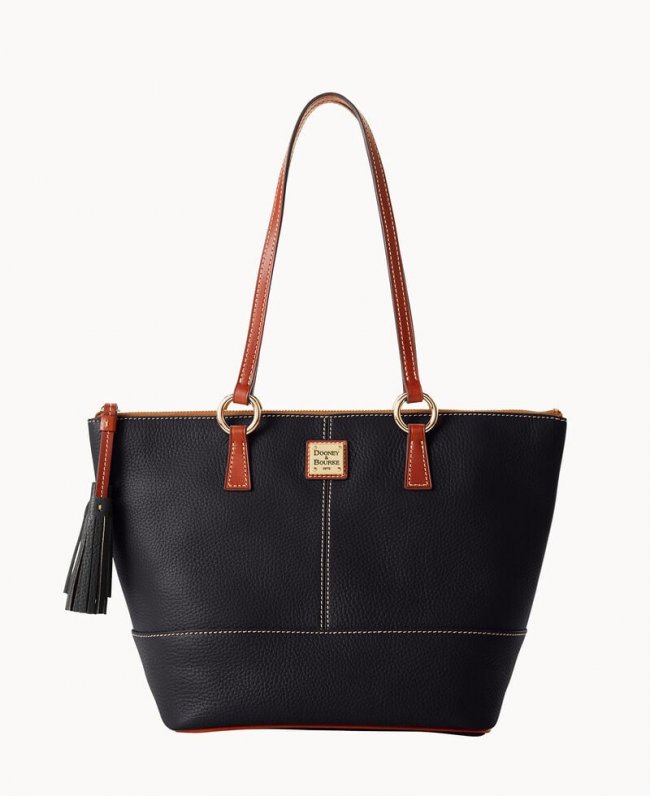 Dooney Pebble Grain Small Tobi Tote Black ID-bUJkE4rO Dooney Pebble Grain Small Tobi Tote Black ID-bUJkE4rO