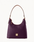 Dooney Ostrich Hobo Plum Wine ID-BxD6ErIS Dooney Ostrich Hobo Plum Wine ID-BxD6ErIS