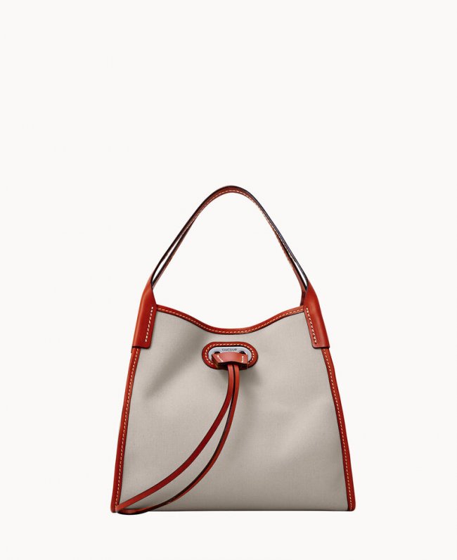 Dooney Oncour Cabriolet Mini Full Up Grey ID-cmFozHlR
