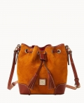 Dooney Suede Crossbody Drawstring Honey ID-CNNgkkMn