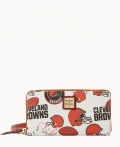 Dooney NFL Browns Large Zip Around Wristlet BROWNS ID-cvWIsf1v Dooney NFL Browns Large Zip Around Wristlet BROWNS ID-cvWIsf1v