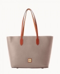Dooney Pebble Grain Large Tote Taupe ID-CXbqBZM7