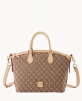Dooney Maritime Domed Satchel Brown ID-DEH9rUrf Dooney Maritime Domed Satchel Brown ID-DEH9rUrf