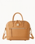 Dooney Saffiano Domed Zip Satchel Camel ID-DU3gXdKJ Dooney Saffiano Domed Zip Satchel Camel ID-DU3gXdKJ