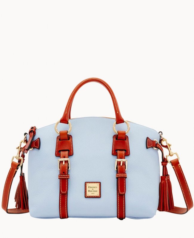 Dooney Pebble Grain Bristol Satchel Glacier Blue ID-Dy9NOIEs Dooney Pebble Grain Bristol Satchel Glacier Blue ID-Dy9NOIEs