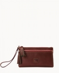 Dooney Florentine Double Zip Wristlet Chestnut ID-EG53YbaG Dooney Florentine Double Zip Wristlet Chestnut ID-EG53YbaG
