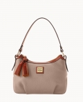 Dooney Pebble Grain Pouchette Taupe ID-em0kb235 Dooney Pebble Grain Pouchette Taupe ID-em0kb235