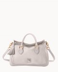 Dooney Florentine Large Satchel Ecru ID-F06nE3S7 Dooney Florentine Large Satchel Ecru ID-F06nE3S7