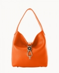 Dooney Pebble Grain Small Logo Lock Sac Clementine ID-f6iYnOfp Dooney Pebble Grain Small Logo Lock Sac Clementine ID-f6iYnOfp