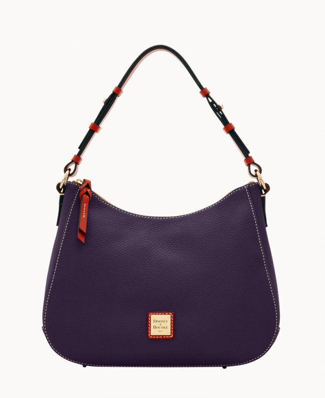Dooney Pebble Grain Kiley Hobo Plum Wine ID-fAK4RPUN Dooney Pebble Grain Kiley Hobo Plum Wine ID-fAK4RPUN