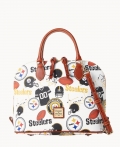 Dooney NFL Steelers Zip Zip Satchel STEELERS ID-FP94Kg8A Dooney NFL Steelers Zip Zip Satchel STEELERS ID-FP94Kg8A