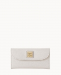 Dooney Saffiano Continental Clutch Ecru ID-FupHzEBH Dooney Saffiano Continental Clutch Ecru ID-FupHzEBH