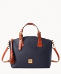 Dooney Pebble Grain Trina Satchel Midnight Blue ID-FyurcPlY Dooney Pebble Grain Trina Satchel Midnight Blue ID-FyurcPlY