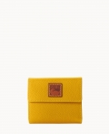 Dooney Pebble Grain Small Flap Credit Card Wallet Mustard ID-g8yvjK2f Dooney Pebble Grain Small Flap Credit Card Wallet Mustard ID-g8yvjK2f