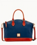 Dooney Pebble Grain Darcy Satchel Midnight Blue ID-GbyvrgYX Dooney Pebble Grain Darcy Satchel Midnight Blue ID-GbyvrgYX